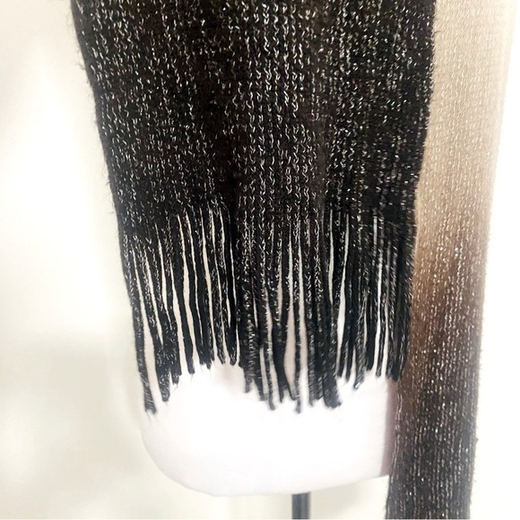 Cejon Women’s OS Color-block Scarf in Neutral Colors with Little Bit of Shimmer - Picture 5 of 7